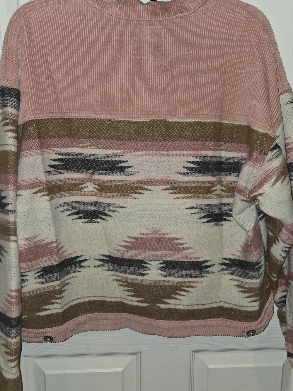 Umgee Rose Aztec-Print Utility Jacket - Picture 2 of 7